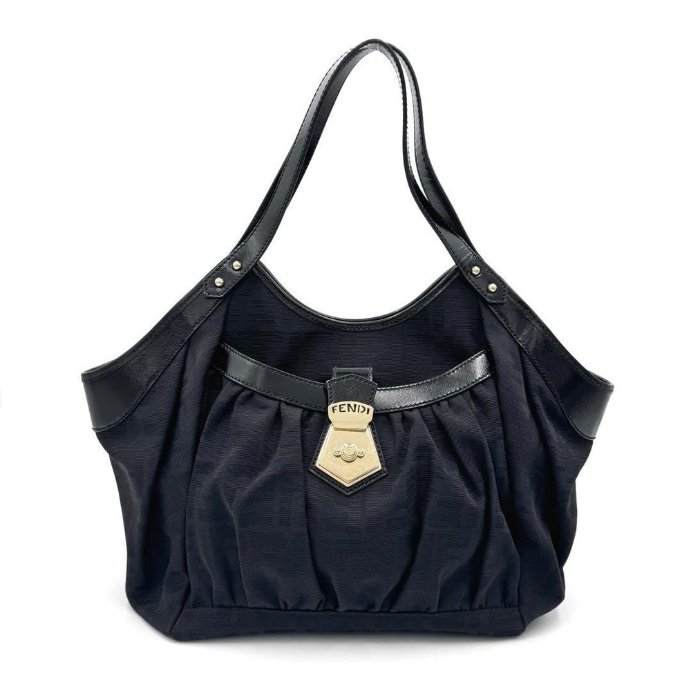 Fendi Zucca Canvas Tote Shoulder Bag New Handbag