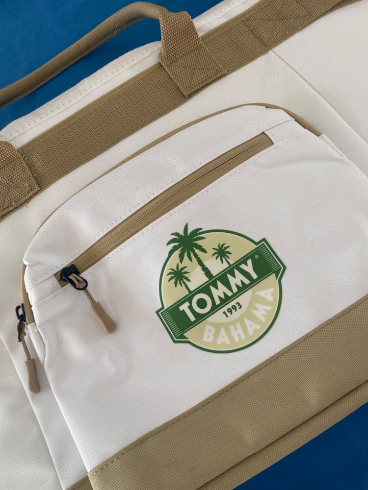 TOMMY BAHAMA***Insulated TOTE*Zip Compartments***New