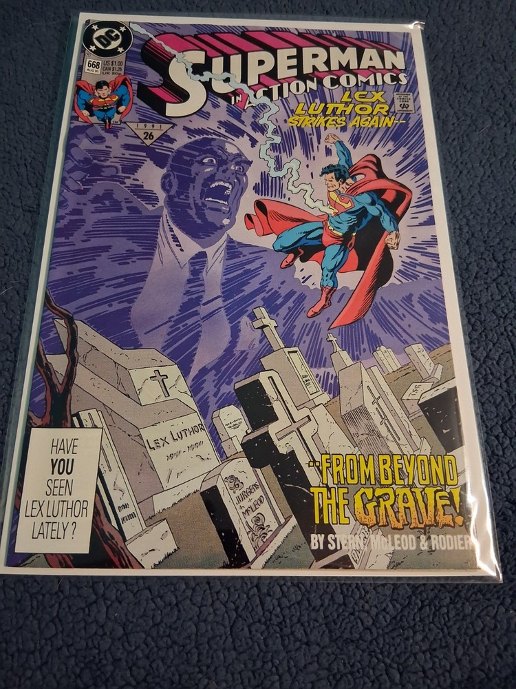 Action Comics #668 DC Comics Superman 1991 Roger Stern