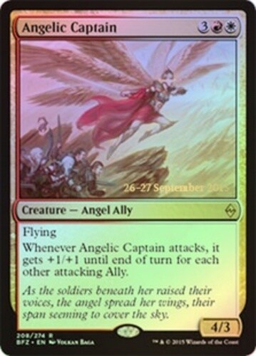 Pre-Release Promos - Angelic Captain - Foil - Prerelease Promo