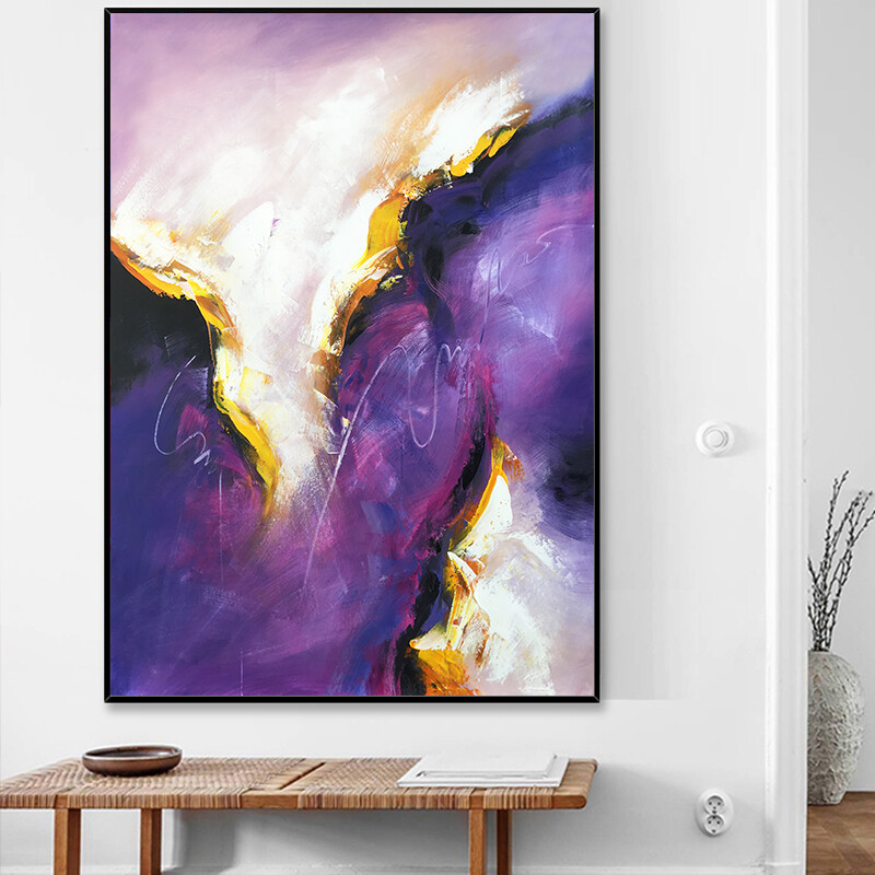 Hand-painted Abstract Oil Painting Corridor Living Room Wall Decoration Painting