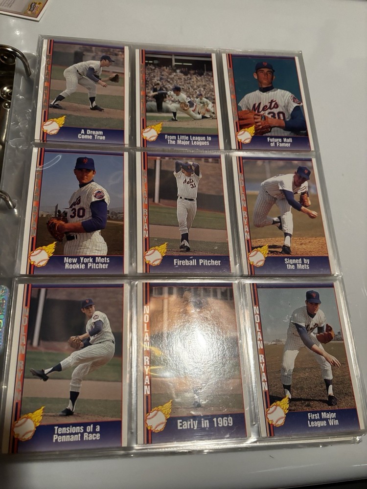 1991 PACIFIC NOLAN RYAN COMPLETE SET 110 CARDS