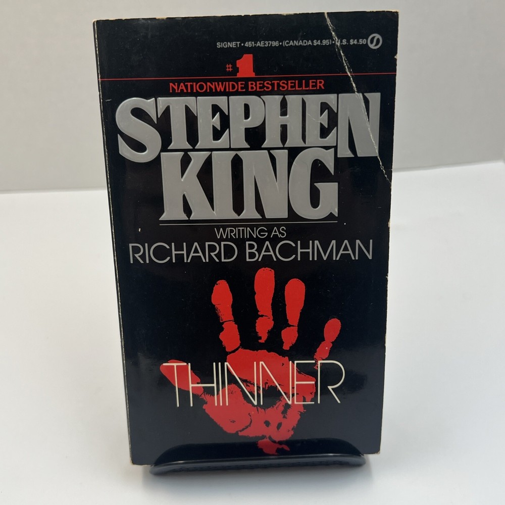 Stephen King Thinner Richard Bachman Paperback 1985 1st Signet Printing