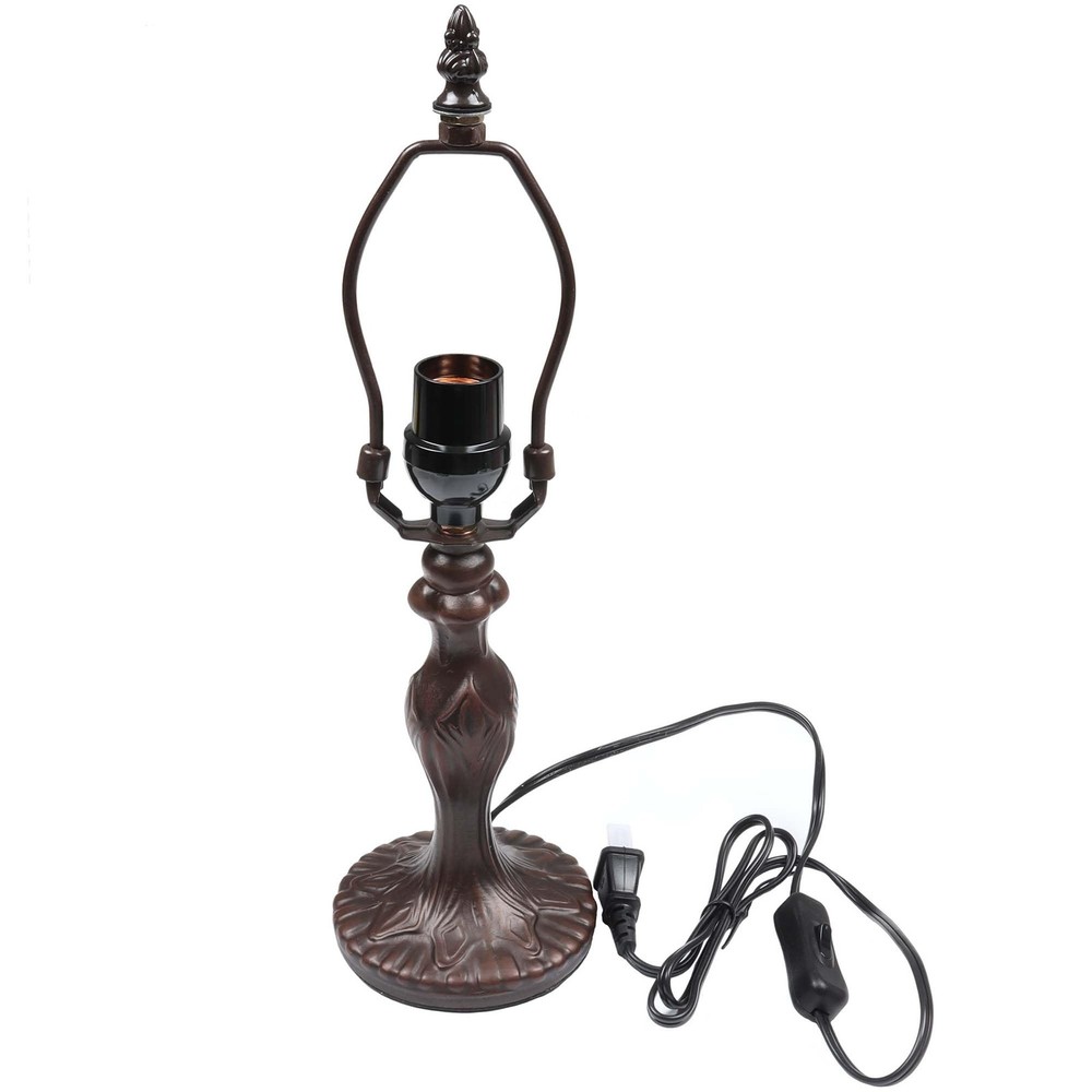 Bieye B10718 Antique Brown Table Lamp Base with E26 Light Socket, 4