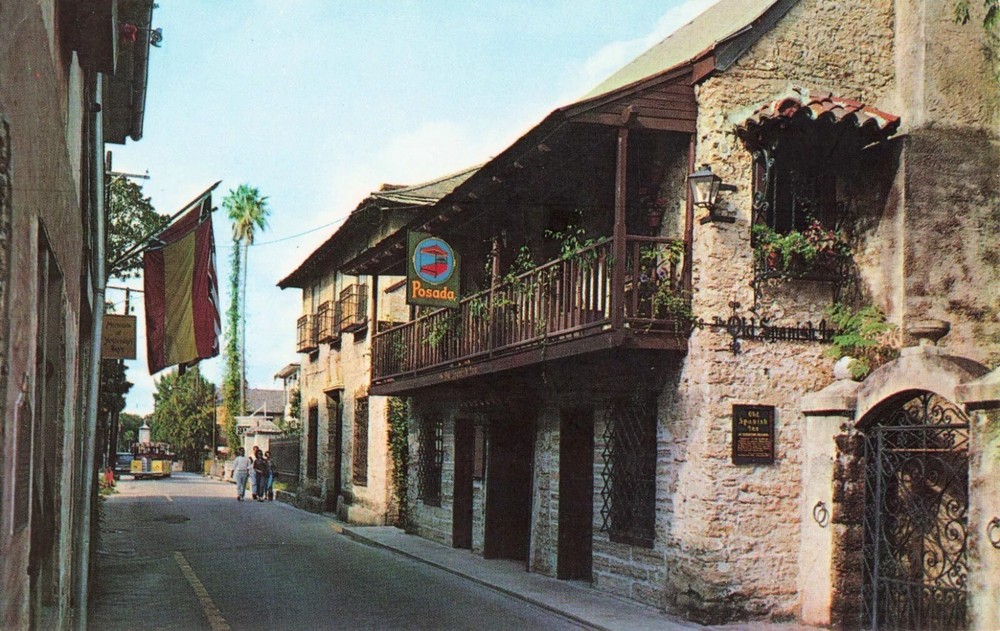 Old Spanish Inn - St Augustine Florida - FL - Postcard