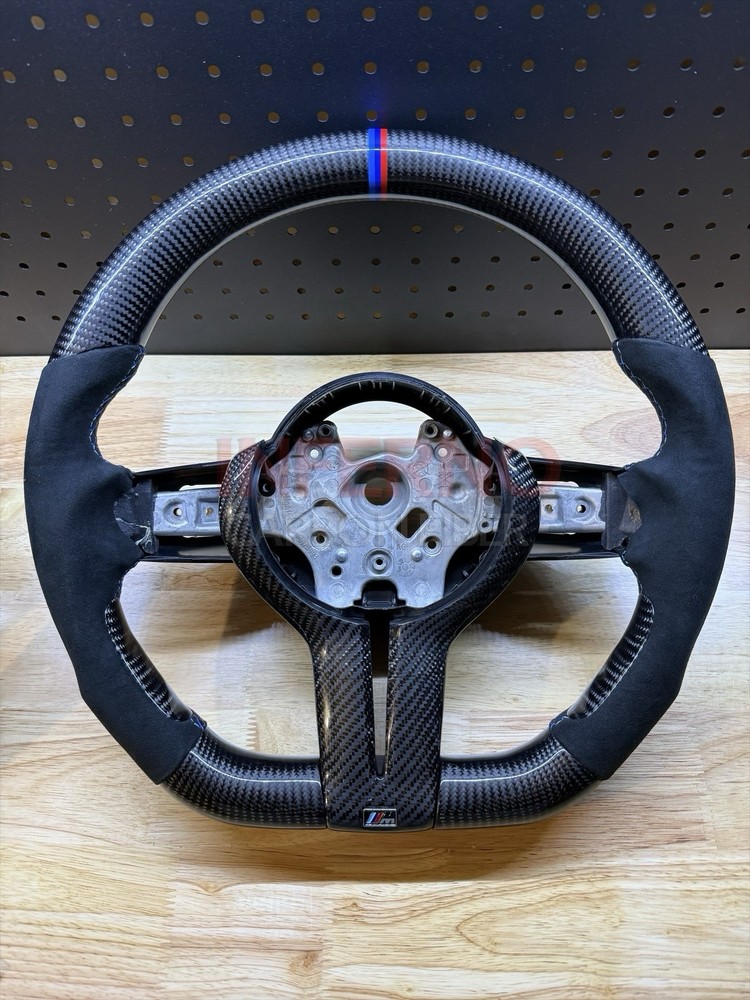 BMW M-Sport Alcantara Carbon Fiber Steering Wheel M2 M3 M4 F80 F15 F30 F32