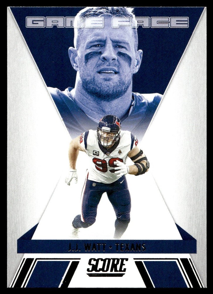 2021 Score Game Face J.J. Watt Houston Texans GF4 Insert Card