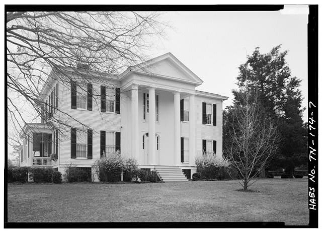 7. WEST ELEVATION, FROM NORTHWEST - Hancock Hall, Third Street Highway 57, La