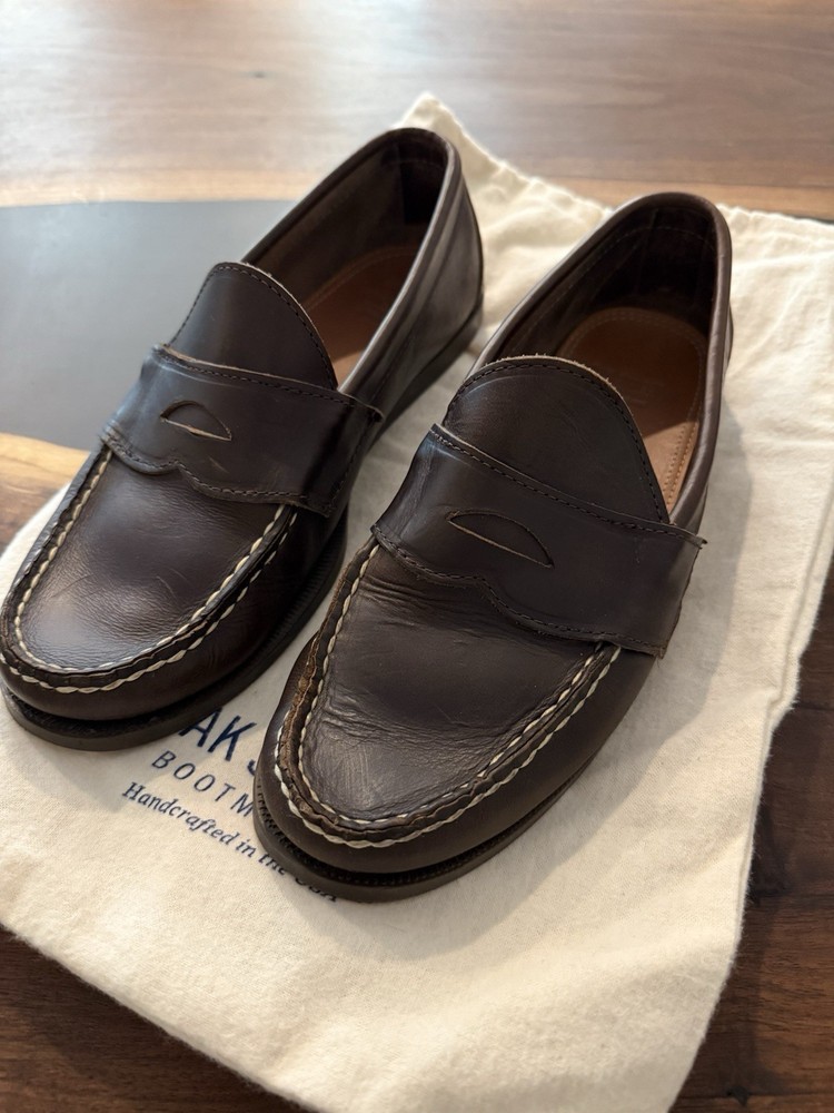 Oak Street Bootmakers Men’s Brown Chromexcel Penny Moc 9