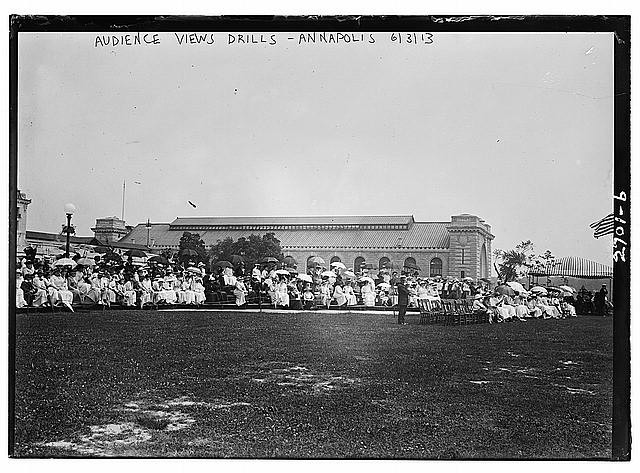 Audience views drills - Annapolis,Maryland,MD,US Naval Academy,June 3,1913