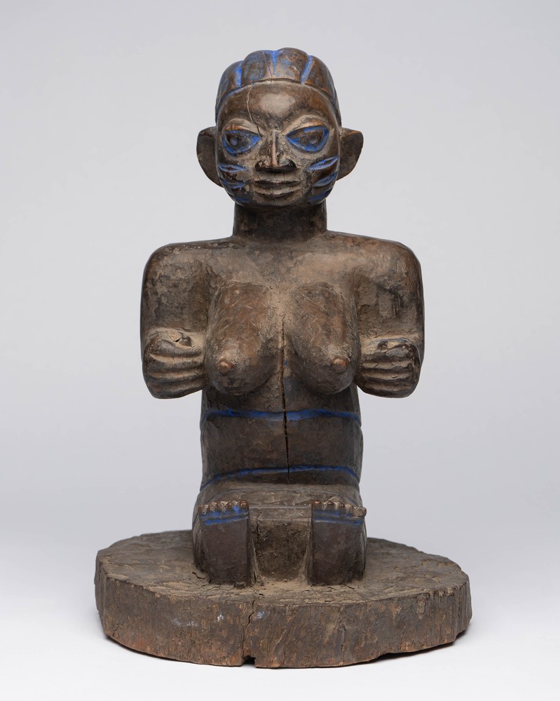 1367 YORUBA FIGURINE ADJERE AJERE NIGERIA AFRICA ANCIENT TRIBAL ART