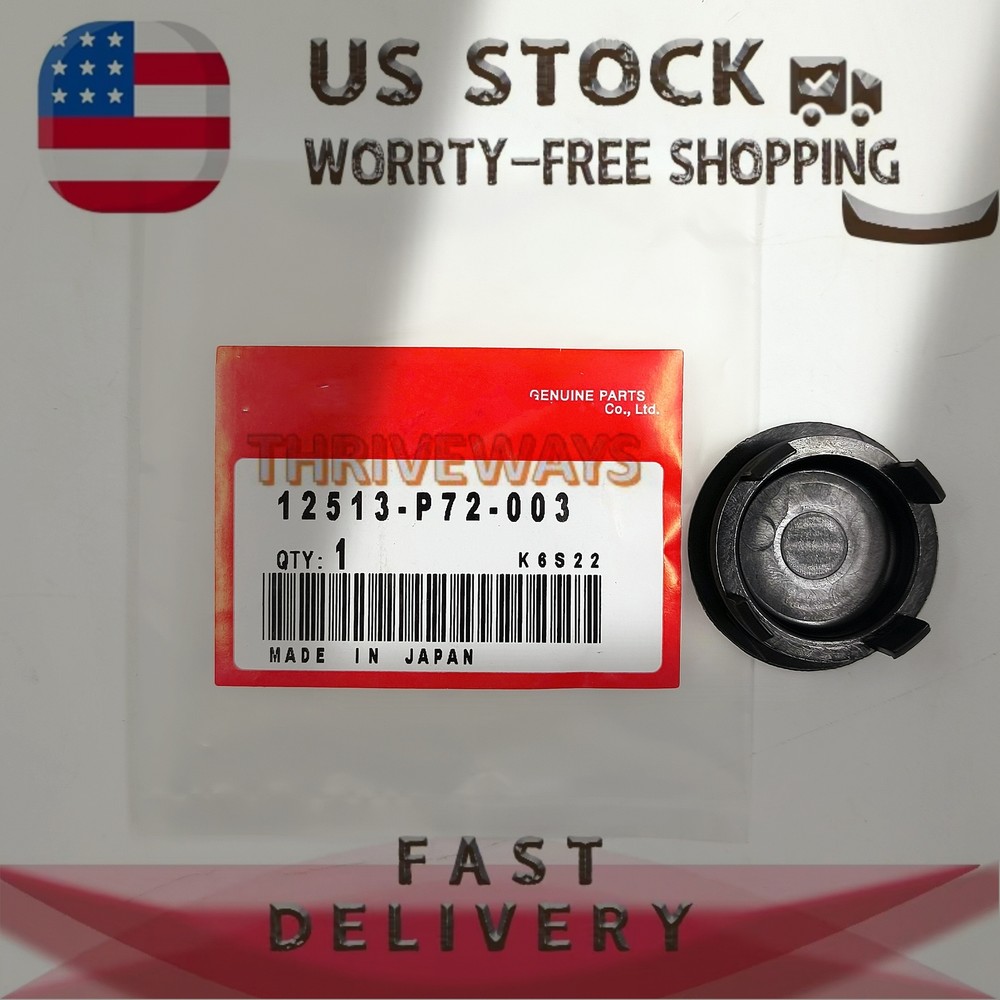 OEM 12513-P72-003 Engine Cylinder Head Rear Cam Plug With Seal for Honda Acura