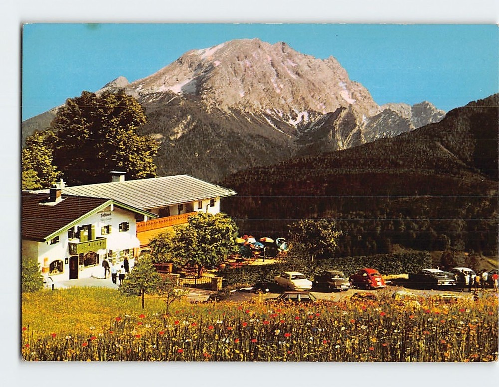 Postcard Berggasthof Zipfhäusl & Pension Ramsau Berchtesgaden Germany