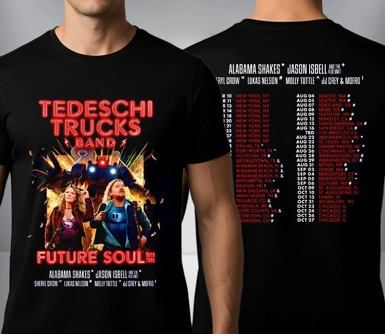 Tedeschi Trucks Band Future Soul 2026 Tour T Shirt BT1004
