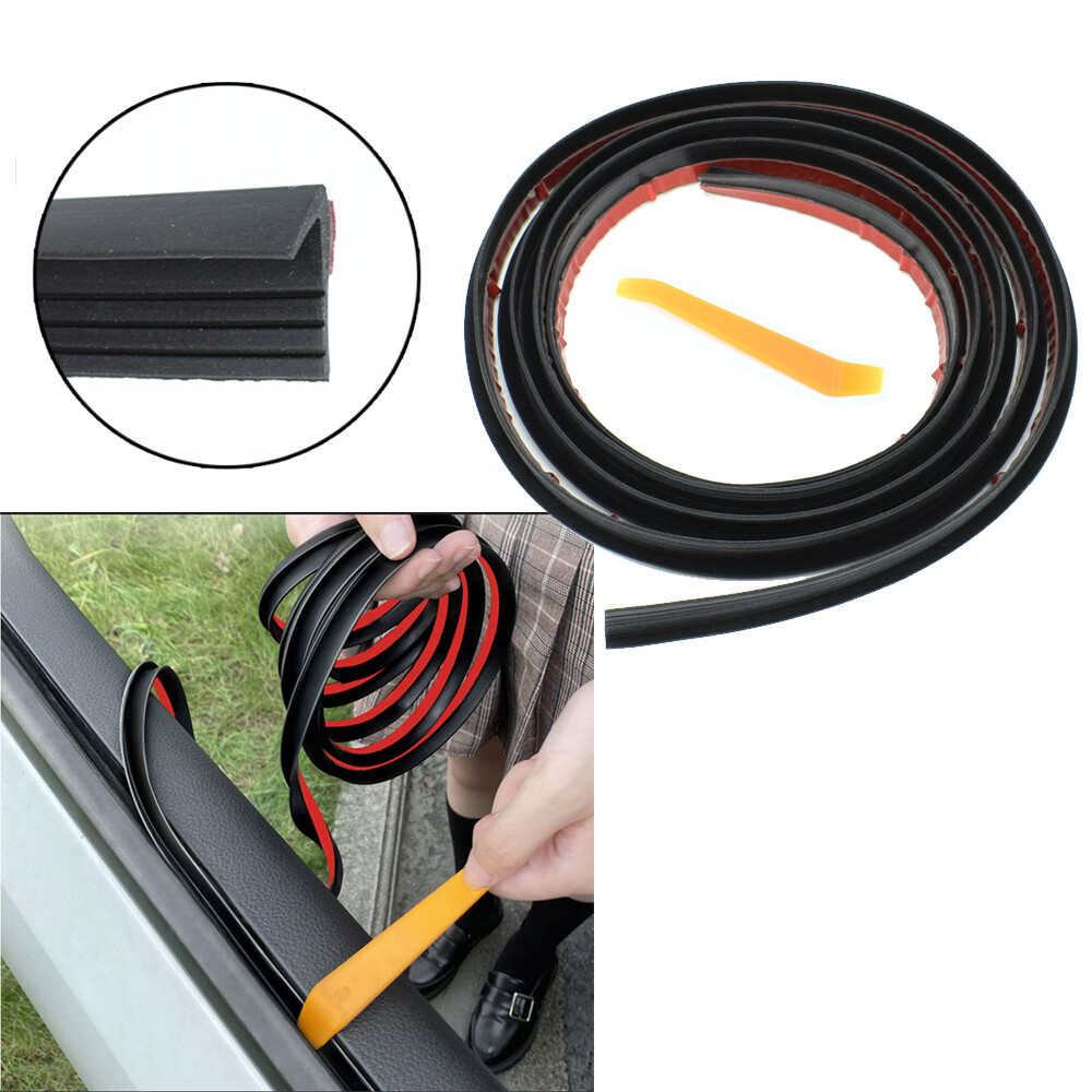 V-Shape Car Door Window Molding Rubber Seal Strip for INFINITI Models