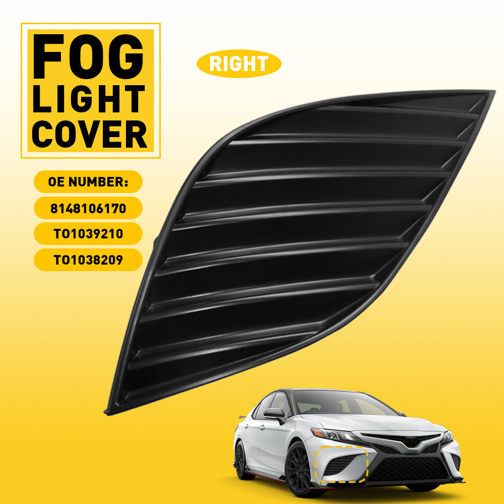 2018-2021 Toyota Camry Right Passenger Side Fog Light Cover Grille Bezel RH