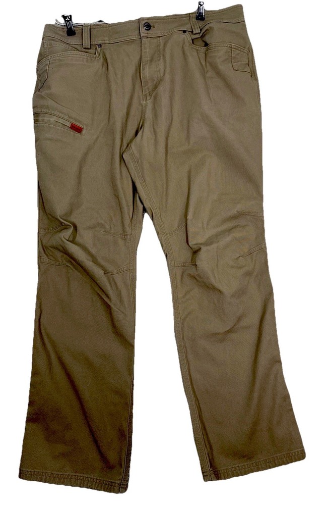 BRUNT Torra Brown Stretch Utility Work Pants Men's 38x32 Canvas Outdoor Durable