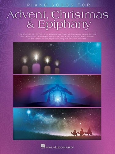Piano Solos for Advent, Christmas & Epiphany (Paperback)