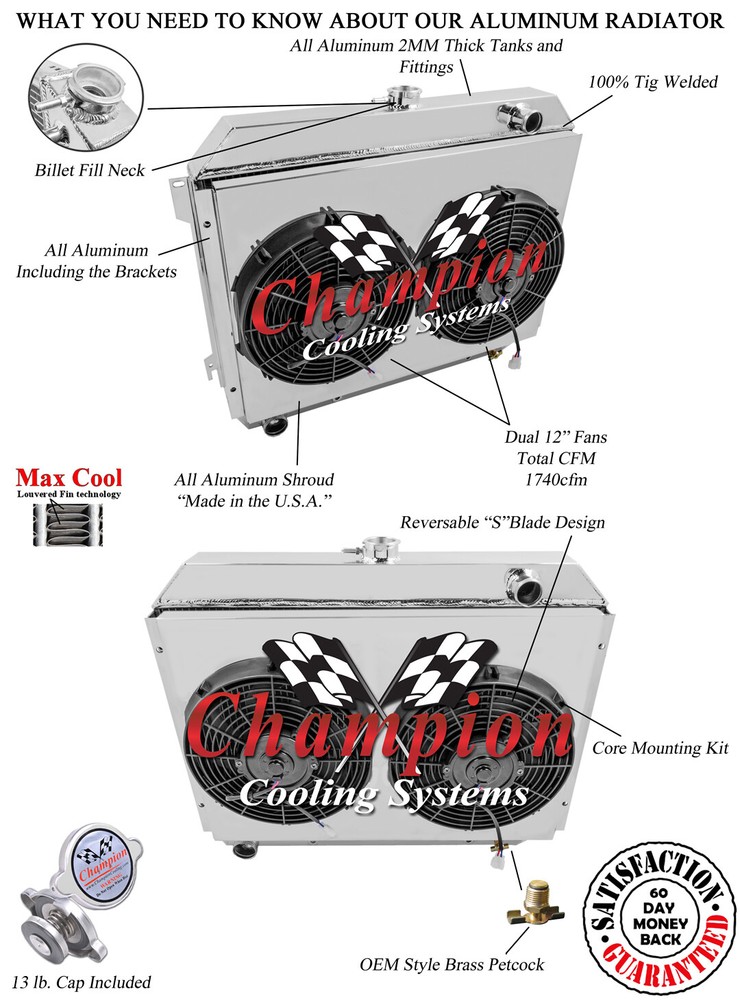 Ace 2 Row Radiator 26