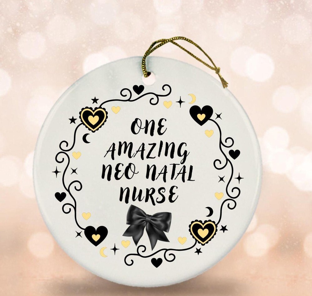 Neo Natal Nurse Ornament Neonatal Coquette Ornament For Registered Nurses Gift