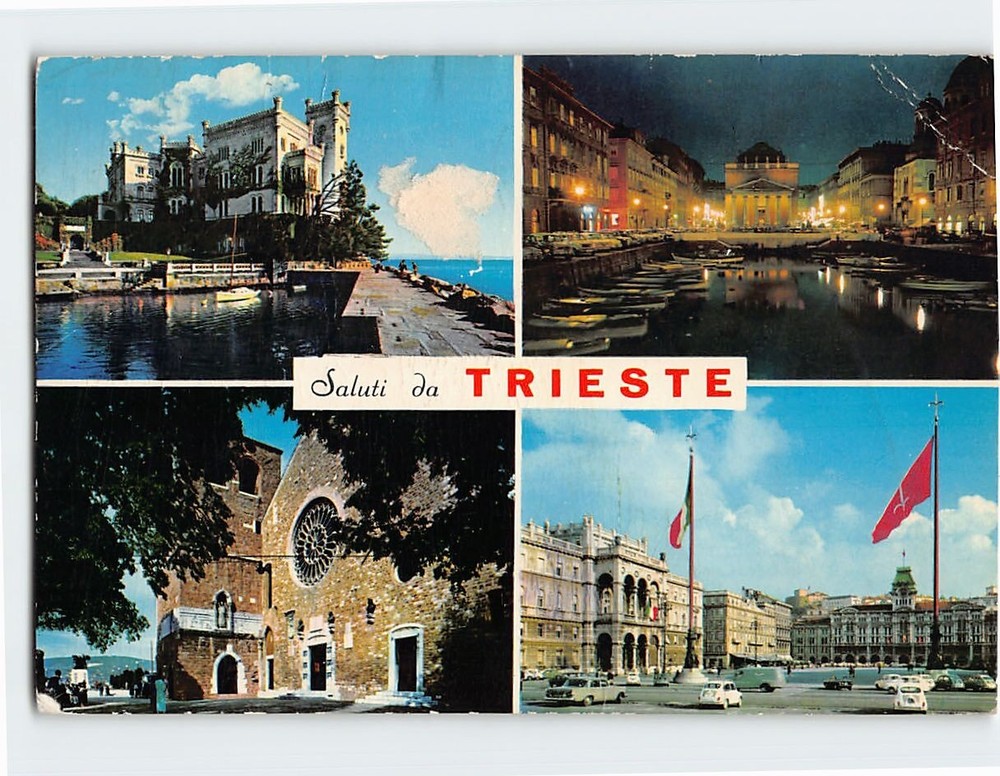Postcard Greetings From Trieste Italy Multiview