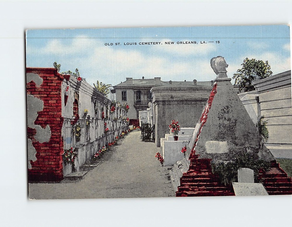 Postcard Old St. Louis Cemetery New Orleans Louisiana USA