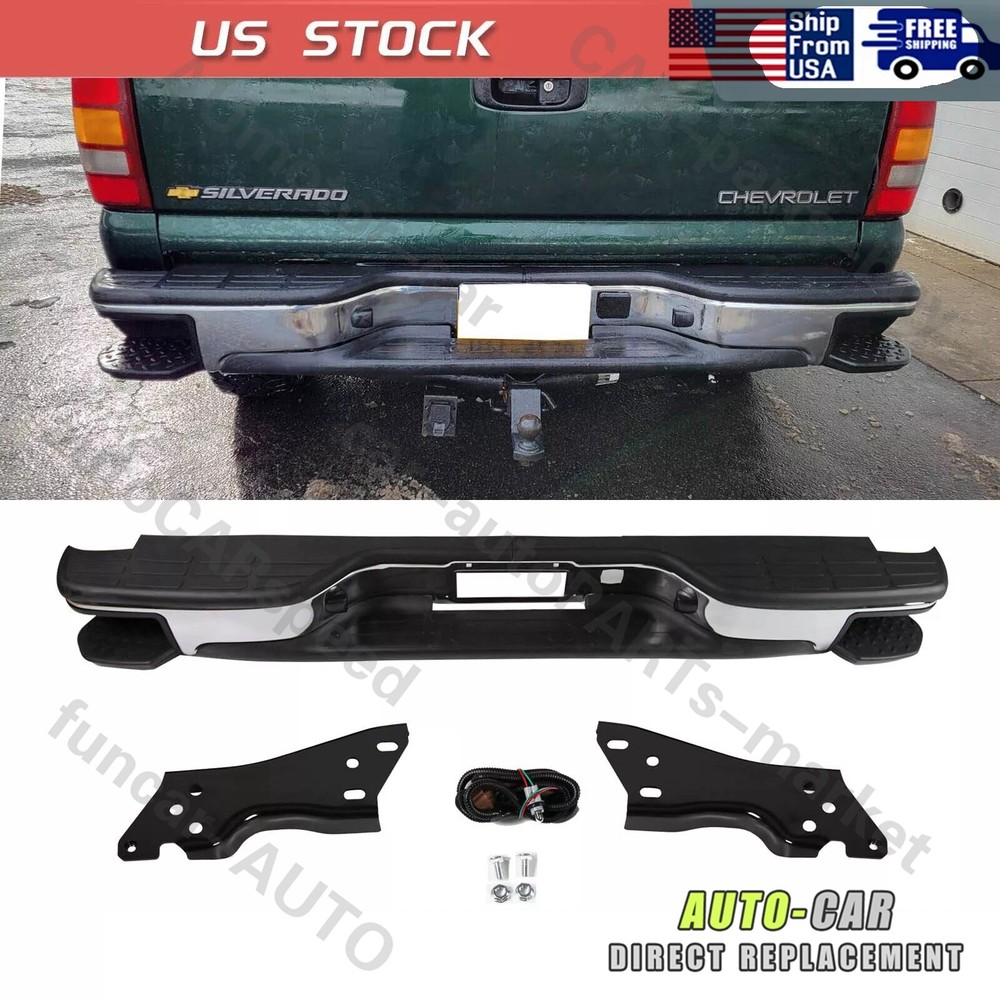 Rear Bumper Corner Step Pads For 1999-2006 Chevy Silverado GMC Sierra GA2