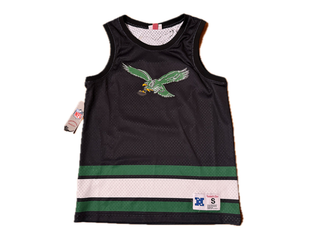 Philadelphia Eagles Mitchell & Ness NFL Throwback KELLY GREEN Jersey Men's Small