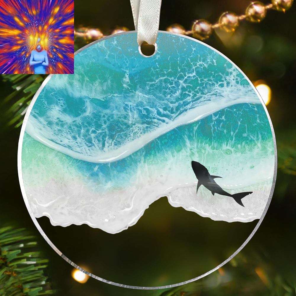 Ocean Ornaments - Ocean Themed Christmas Ornaments, Ocean Christmas Ornaments, O