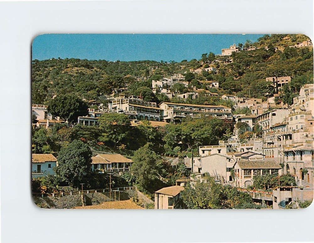 Postcard Panoramic View of Victoria Hotel Taxco Guerrero Mexico