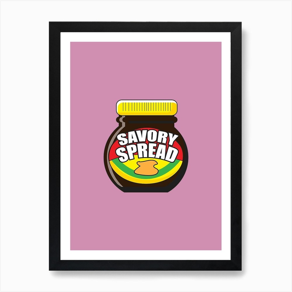 Marmite, Kitchen, Condiment, Art, C Framed Wall Art Poster Canvas Print Picture