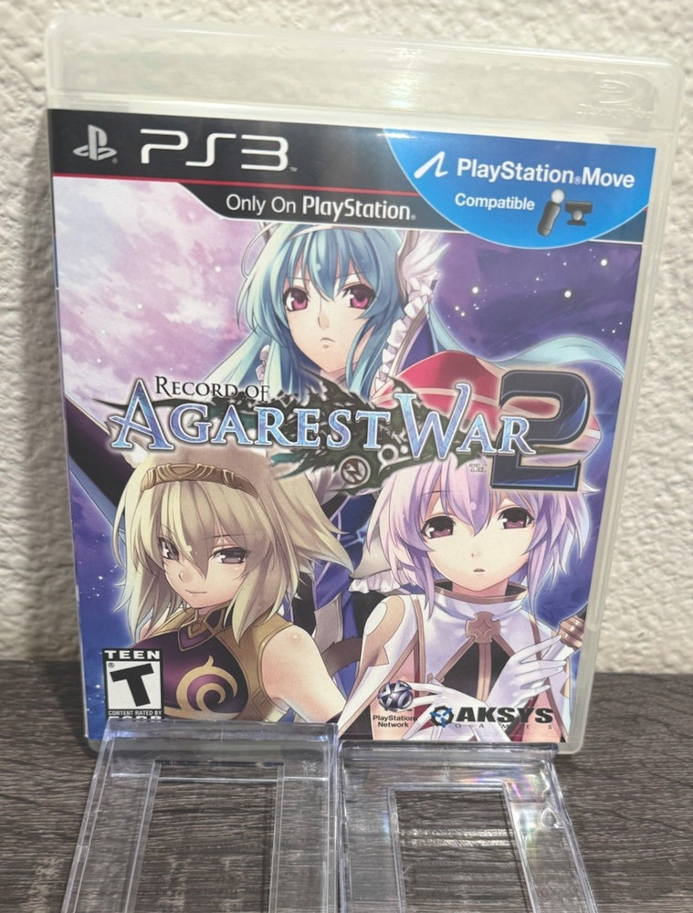 Record of Agarest War 2 PS3 PlayStation 3 Complete CIB Aksys RPG Move Compatible