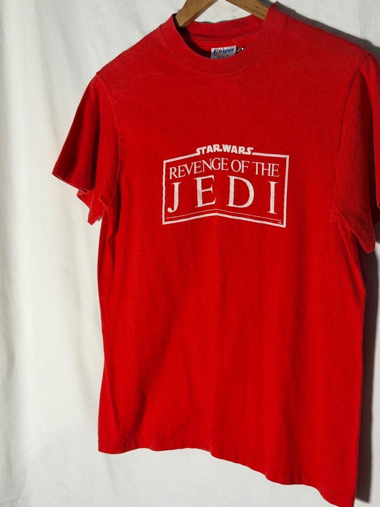 1980s Star Wars Revenge of the Jedi red cotton t-shirt starwars