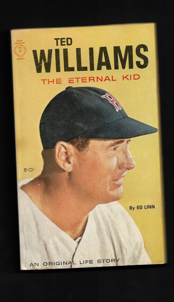 TED WILLIAMS Eternal Kid Ed Linn 1st Edition 1961 PB Book #3 BostonRedSX GoodCD