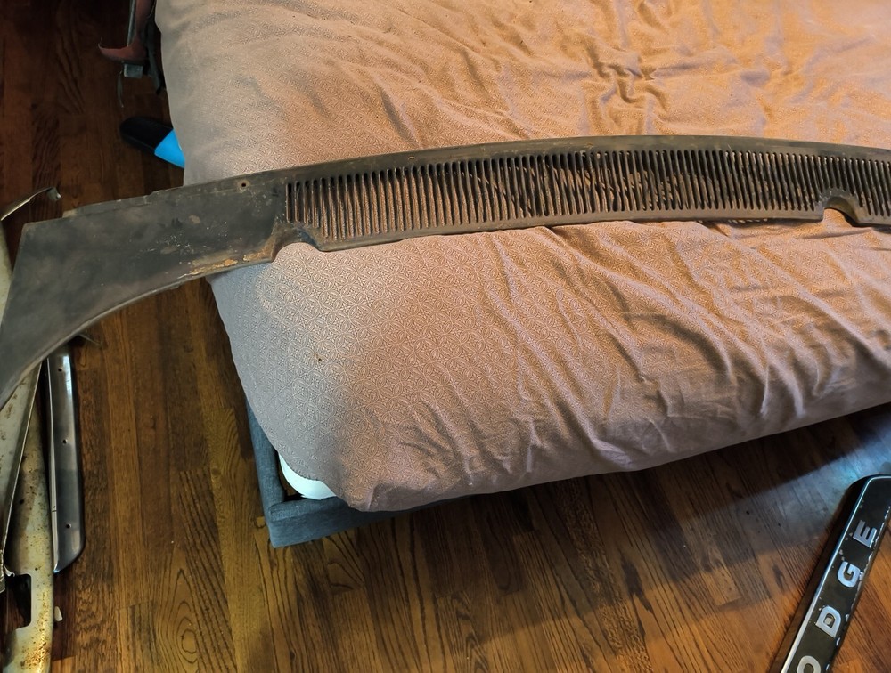 Rare 1963 Ford galaxie Convertible Cowl Vent Panel  wall