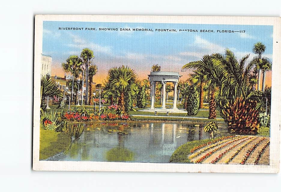 Postcard Riverfront Park Daytona Beach Florida USA