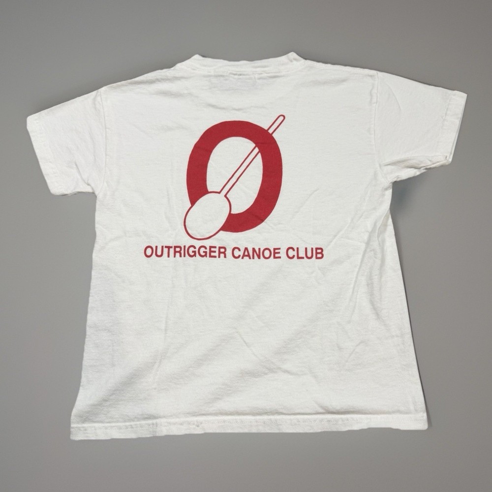 Vintage 90’s Kids Outrigger Canoe club Hawaii T shirt Sz Kids Youth Size Small