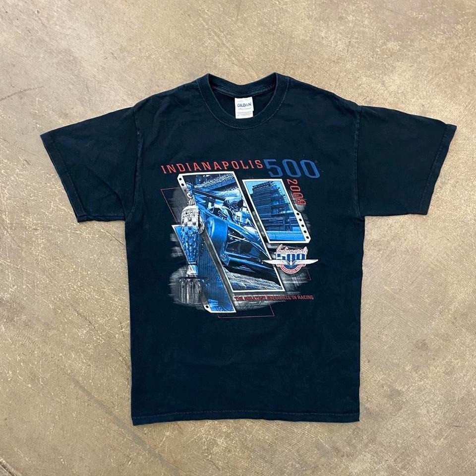 Vintage Y2K NASCAR Indianapolis 500 2009 Racing T-Shirt Size Medium