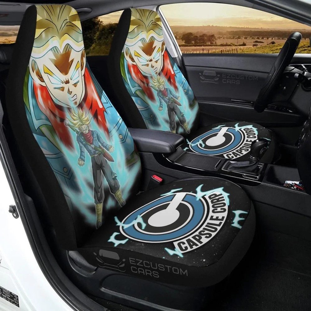 Dragon Ball Future Trunks Car Seat Covers Set Of 2 Car Accessories