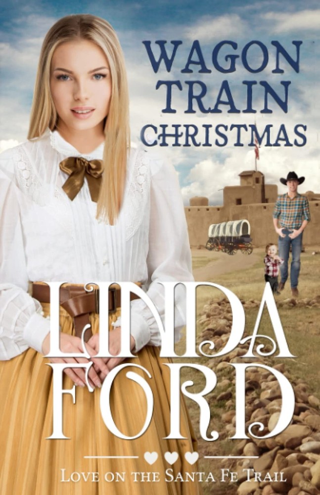 Wagon Train Christmas: Christian historical romance (Wagon Train Romance)