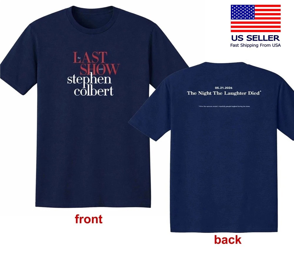 THE LAST SHOW with STEPHEN COLBERT 2026 T-Shirt, S-5XL