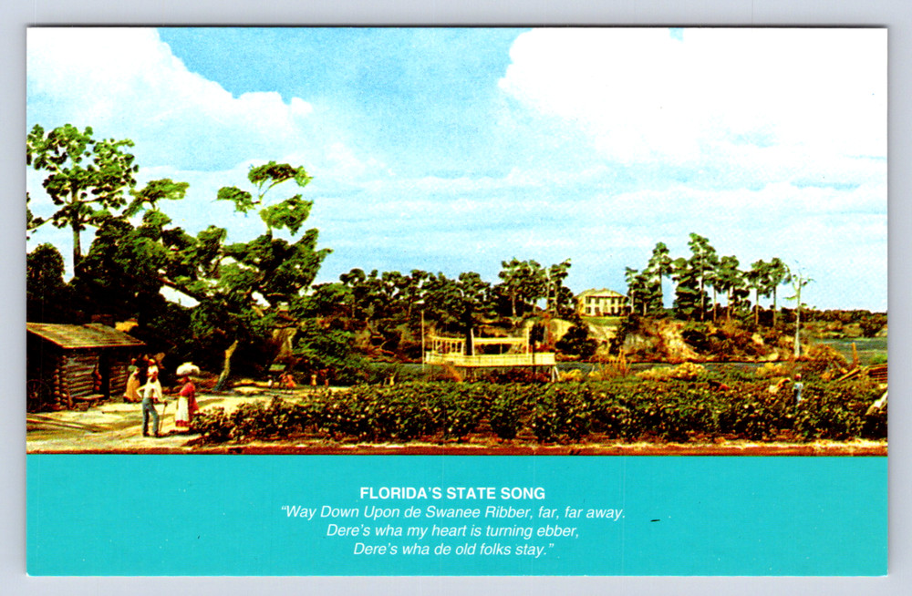 Vintage Postcard Suwannee River White Springs Florida