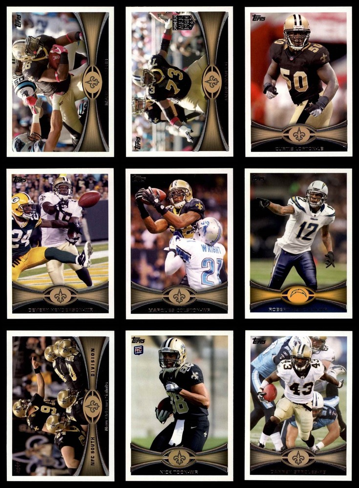 2012 Topps Saints Almost Complete Team Set 8 - NM/MT 5564940 (13 / 15 cards)