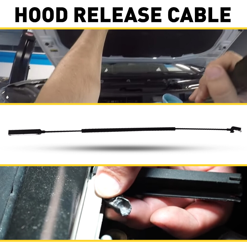 For 2015-2018 VW Volkswagen Golf Sportwagen GTI Hood Latch Lock Release Cable I