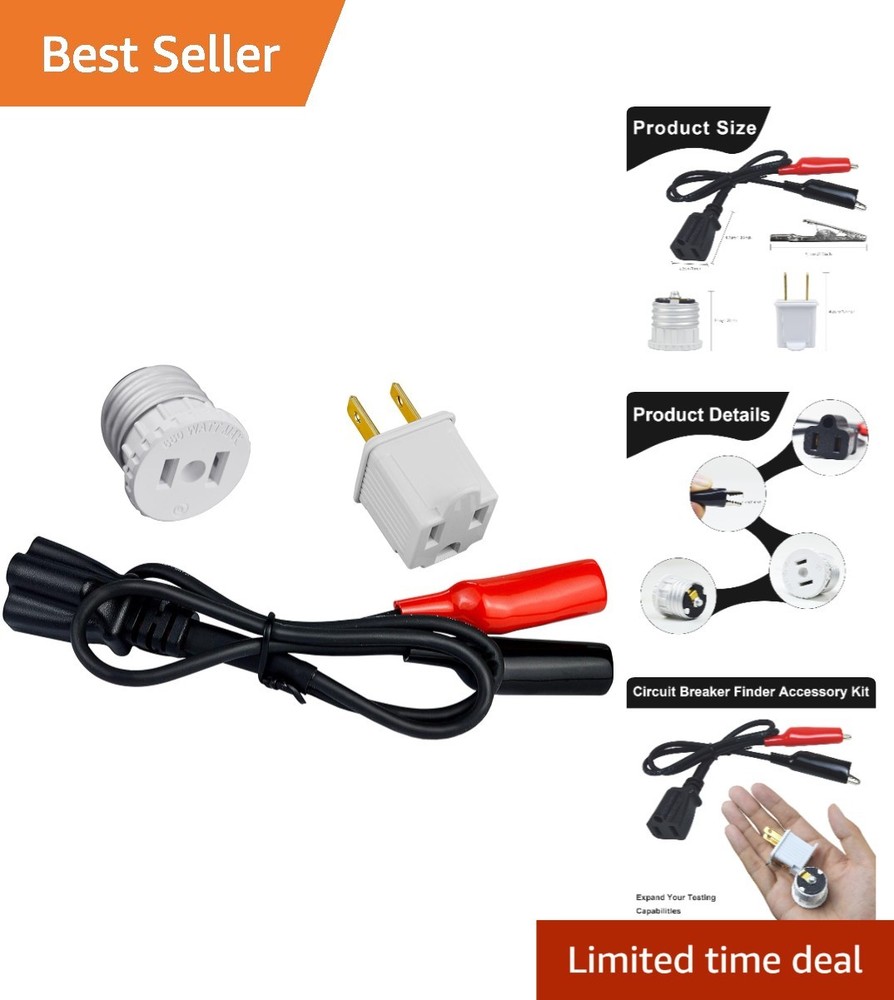 Comprehensive Circuit Breaker Testing Kit with Grounding Adapter for ET300/ET310