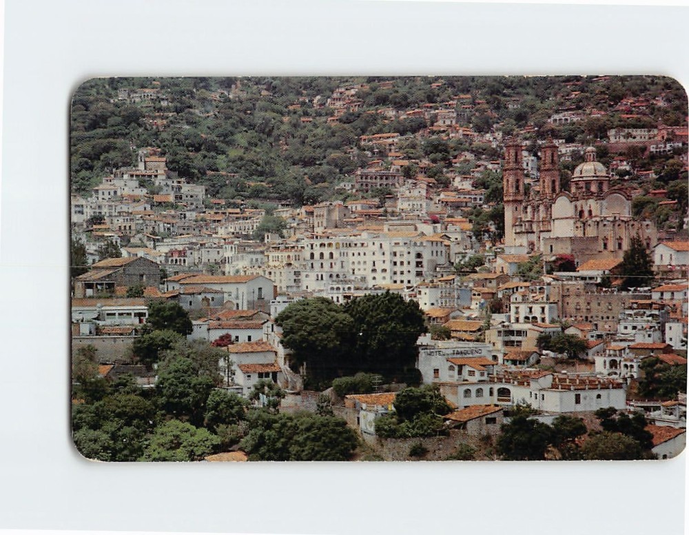 Postcard Panoramic View Taxco Guerrero Mexico