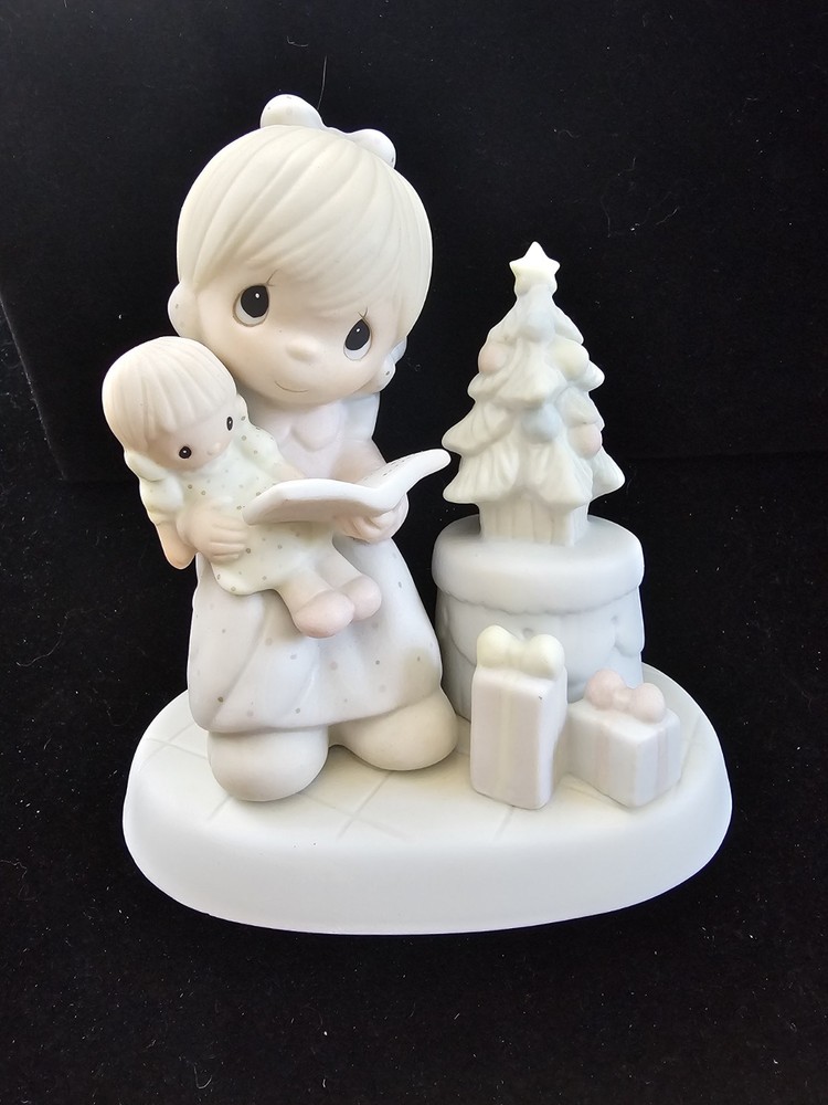 Precious Moments 1982 Jonathan and David Tell Me the Story of Jesus Figurine