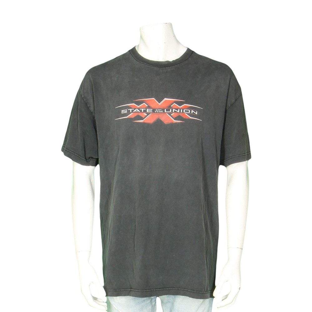 Y2K Vintage XXX State of The Union Vin Diesel Ice Cube Movie Promo T Shirt XL