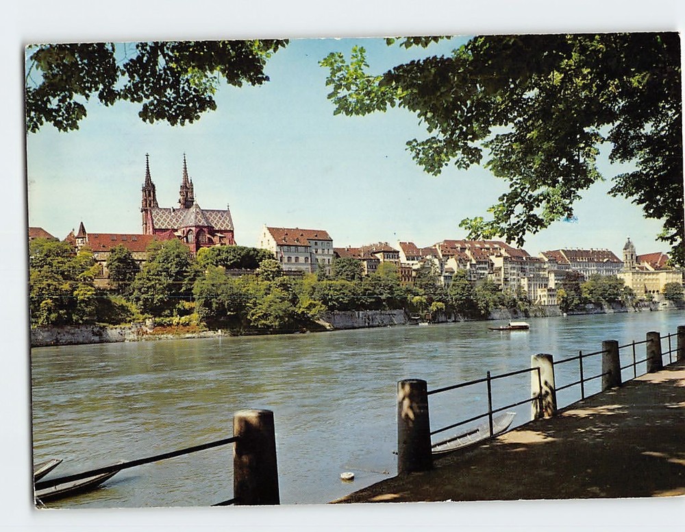 Postcard Old Town of Basel Switzerland