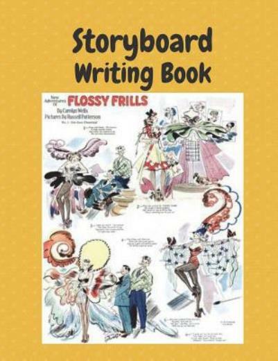 Storyboard Writing Book: 8 5X11 100 Pages Classic Flossy Frills Comic Book ...